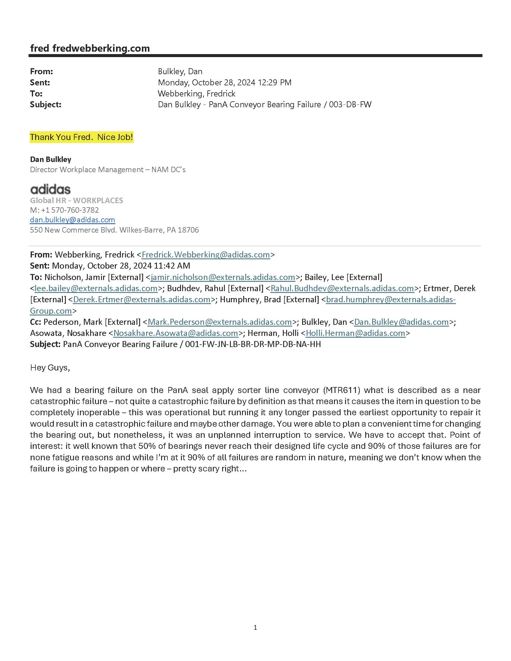 Reference Letter - Adidas - Dan Bulkley