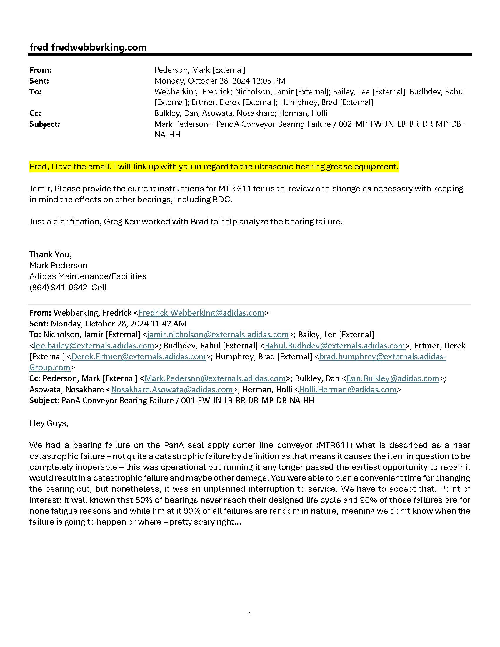 Reference Letter - Adidas - Mark Pederson