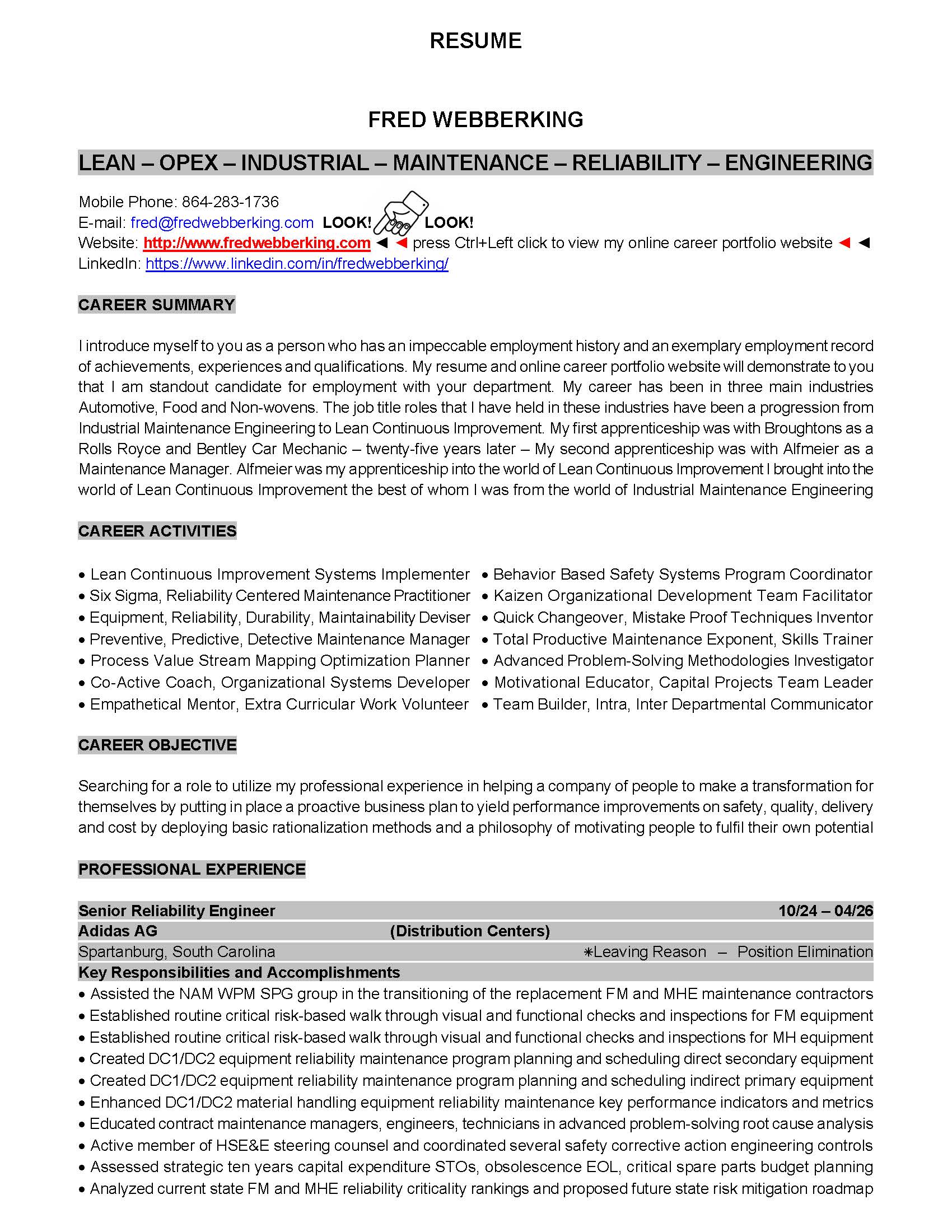 Fred Webberking_Resume