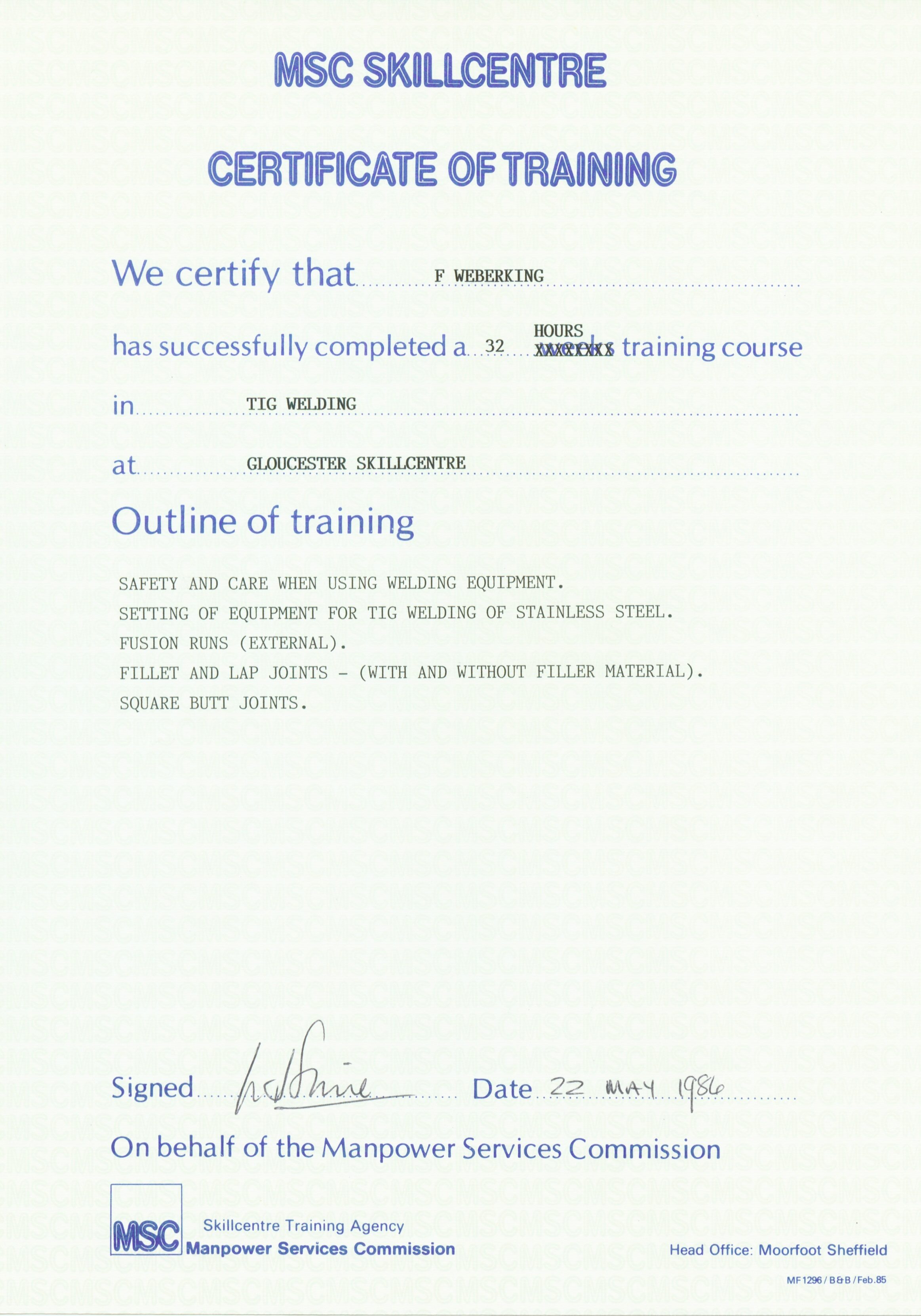 Certificate 45